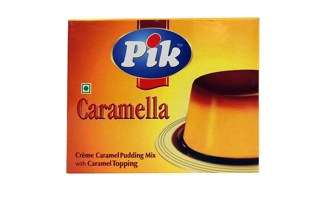 Pik Caramella Creme Caramel Pudding Mix With Caramel Topping   Box  70 grams
